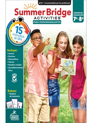 cover image of Summer Bridge Activities Spanish 7-8